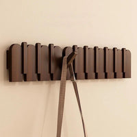 Porte-manteau mural clé piano bois massif - Simplifiez le rangement avec style et élégance - Aéraly