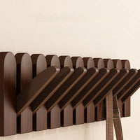 Porte-manteau mural clé piano bois massif - Simplifiez le rangement avec style et élégance - Aéraly