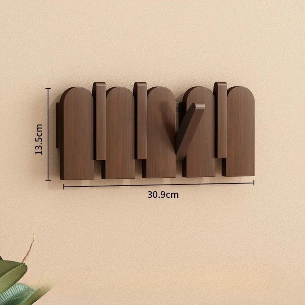 Porte-manteau mural clé piano bois massif - Simplifiez le rangement avec style et élégance - Aéraly