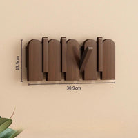 Porte-manteau mural clé piano bois massif - Simplifiez le rangement avec style et élégance - Aéraly
