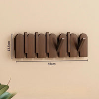 Porte-manteau mural clé piano bois massif - Simplifiez le rangement avec style et élégance - Aéraly