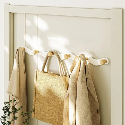 Porte manteau mural design vague en fer sans perçage