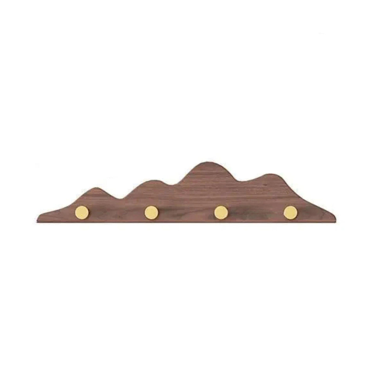 Porte-manteau mural en bois massif crochets - Aéraly