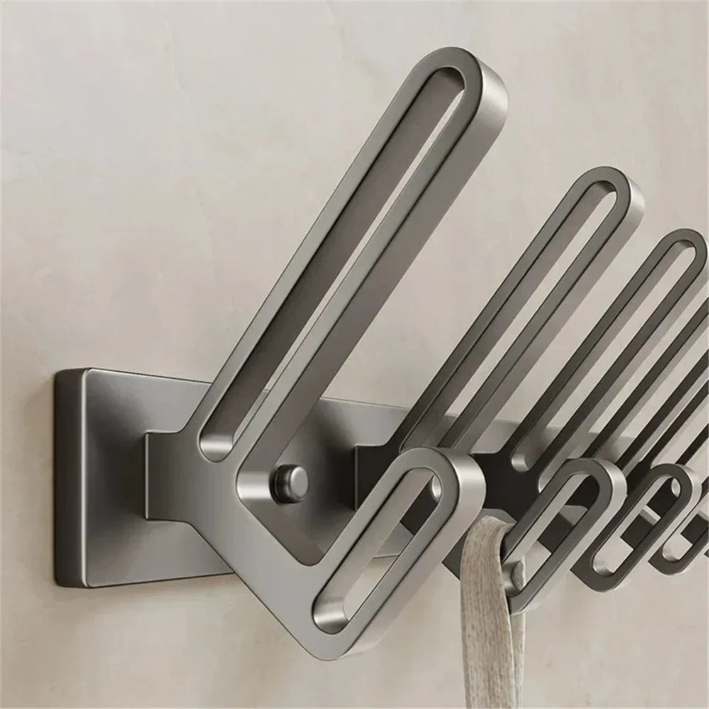 Porte manteau mural en métal aluminium – design moderne et durable