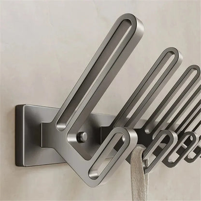 Porte manteau mural en métal aluminium – design moderne et durable