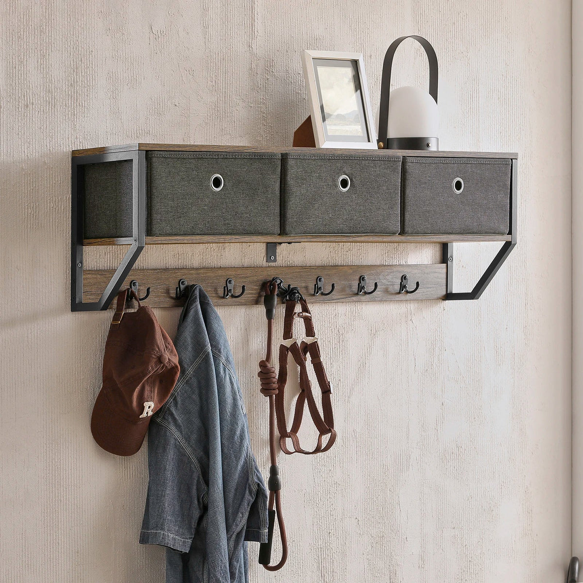 Porte-manteau mural style vintage - Aéraly