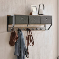 Porte-manteau mural style vintage - Aéraly