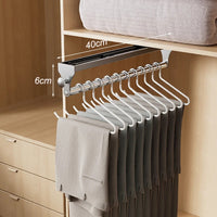 Porte pantalon coulissant – tringle extractible pour dressing - Aeraly