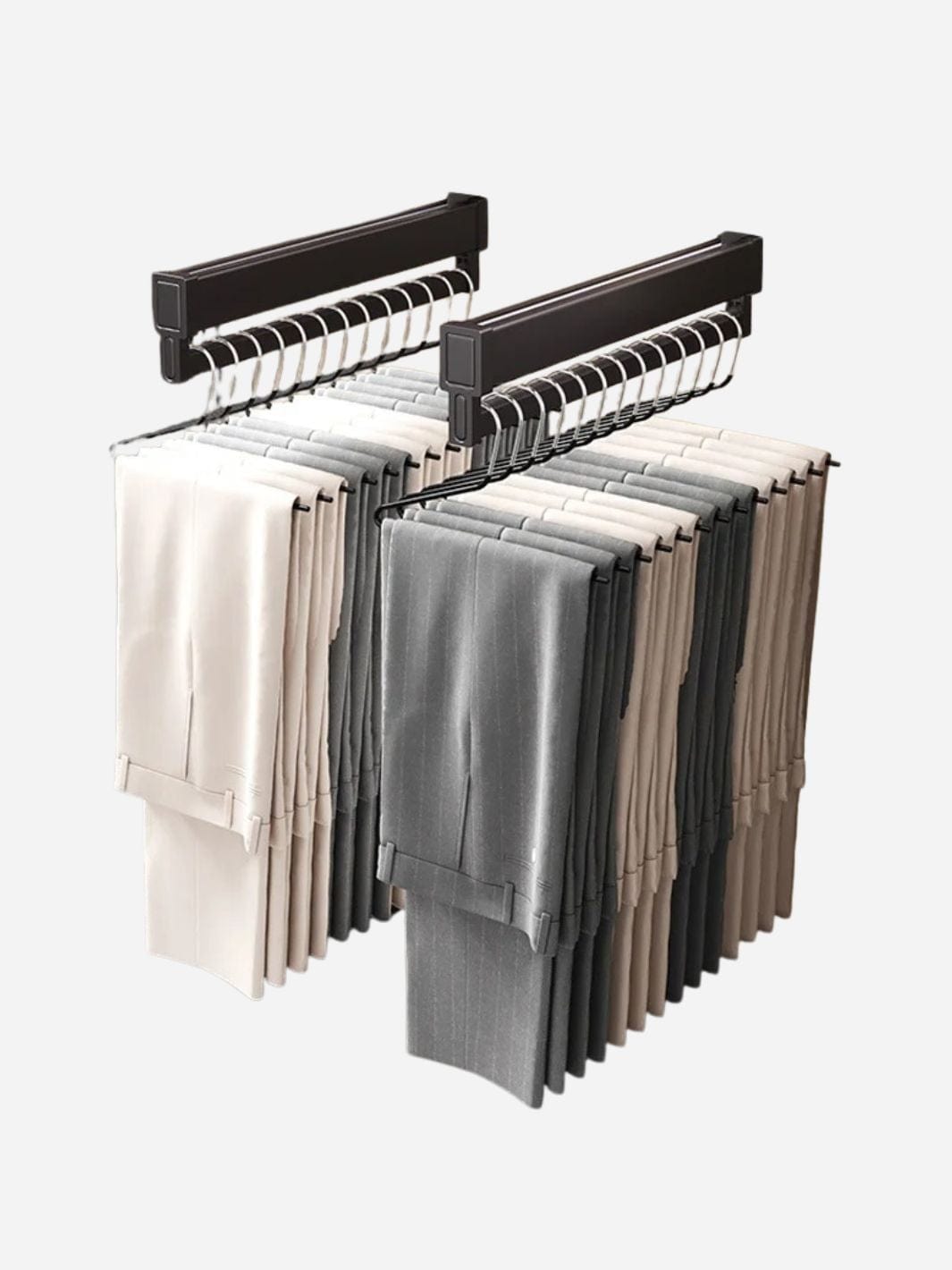 Porte pantalon coulissant antidérapant en aluminium