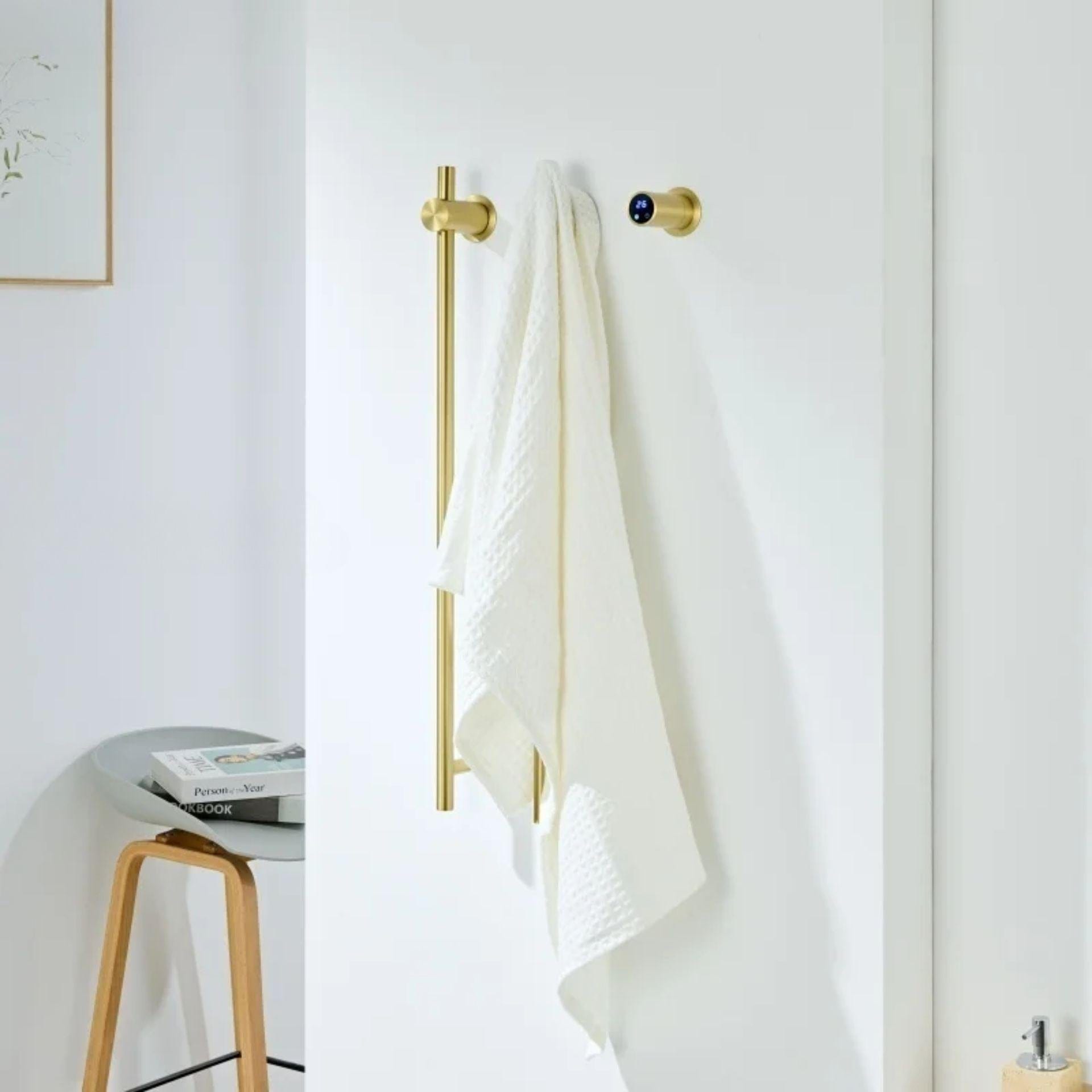 Porte-serviettes chauffant salle de bain