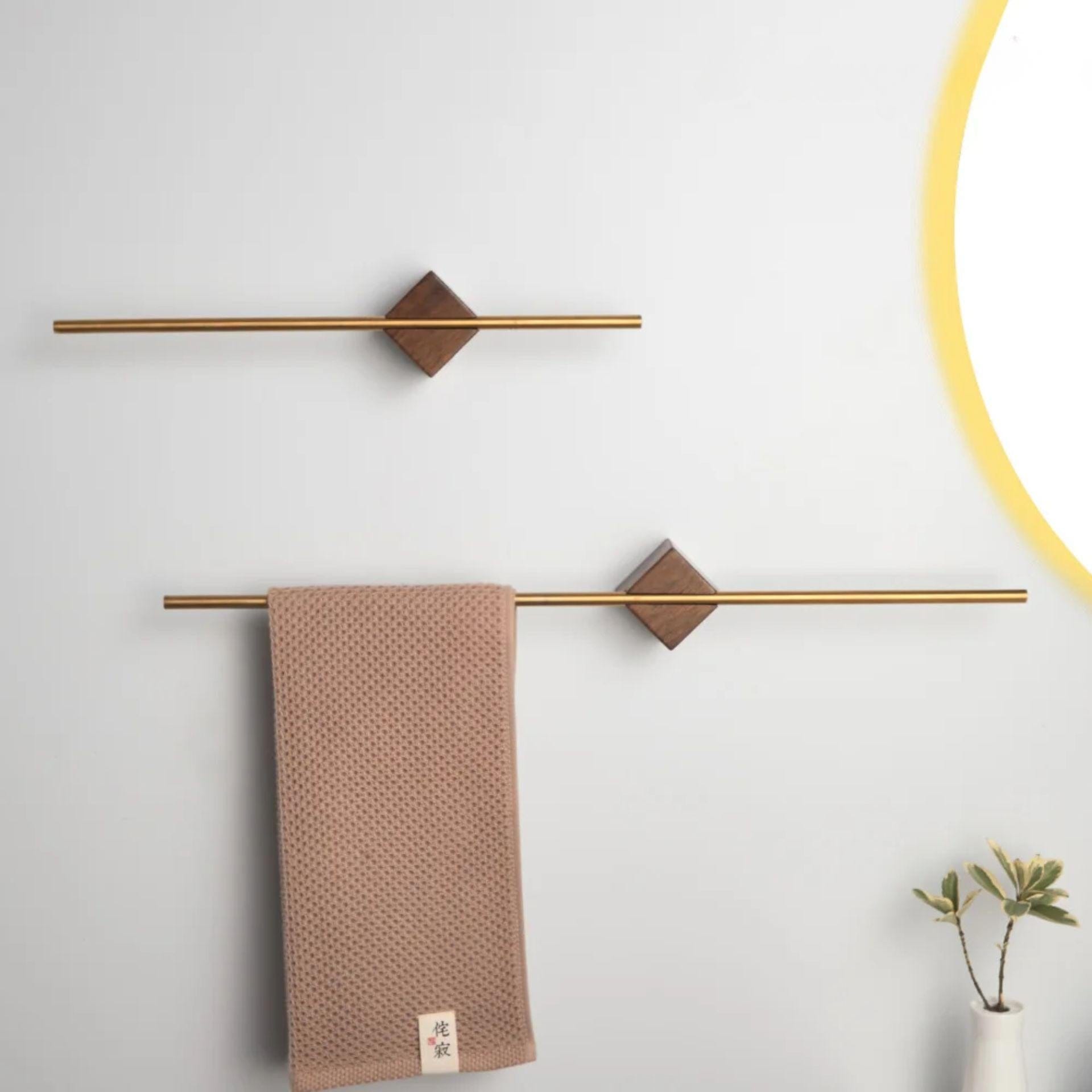 Porte-serviettes mural - Optez votre salle de bain un style contemporain