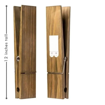 Clothespin Bathroom Towel Holder  Wall-Mounted Storage Hanger Cap Creative Wooden Towel Clip Wall Mounted Bathroom Towel Holder