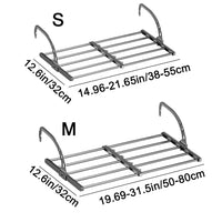 Étendoir à Linge Radiateur Pliable | Séchoir Acier 2 Tailles - Aéraly