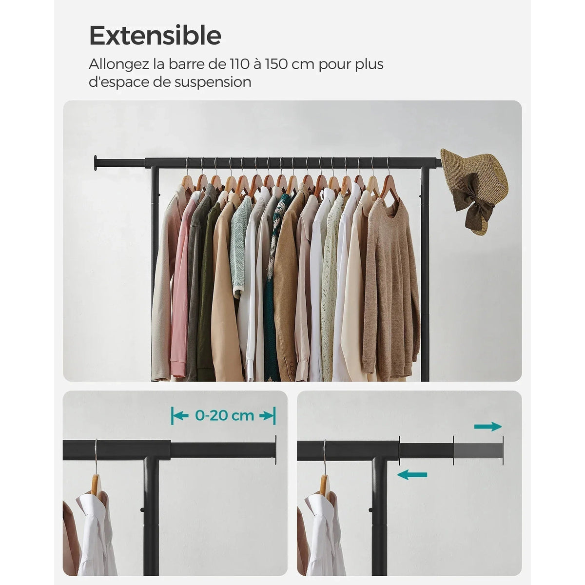Porte vêtements pour chambre - Rangez vos habits avec style et praticité - Aéraly