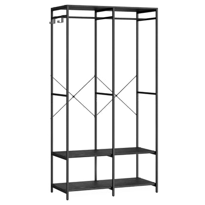 Porte vêtements chambre - Optimisez l'organisation de votre espace de rangement Noir