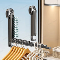 Porte-vêtements mural pliable ventouse - simplifient le séchage de votre linge - Aéraly