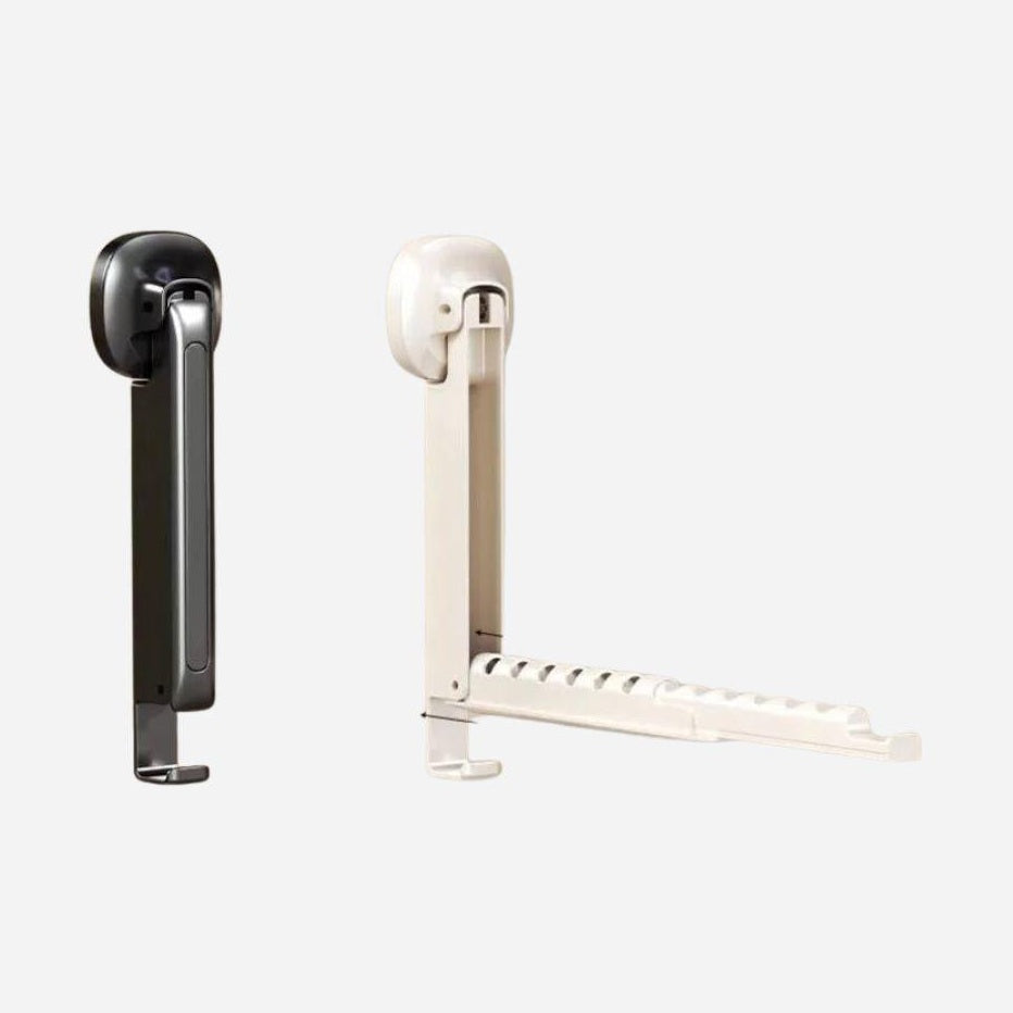 Porte-vêtements mural pliable ventouse - simplifient le séchage de votre linge - Aéraly