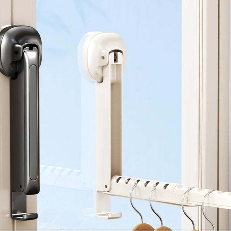 Porte-vêtements mural pliable ventouse - simplifient le séchage de votre linge - Aéraly