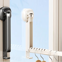 Porte-vêtements mural pliable ventouse - simplifient le séchage de votre linge - Aéraly