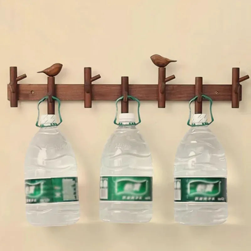 portemanteau bois mural - pour un rangement stylé et pratique