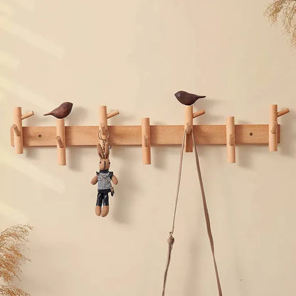 portemanteau bois mural - pour un rangement stylé et pratique