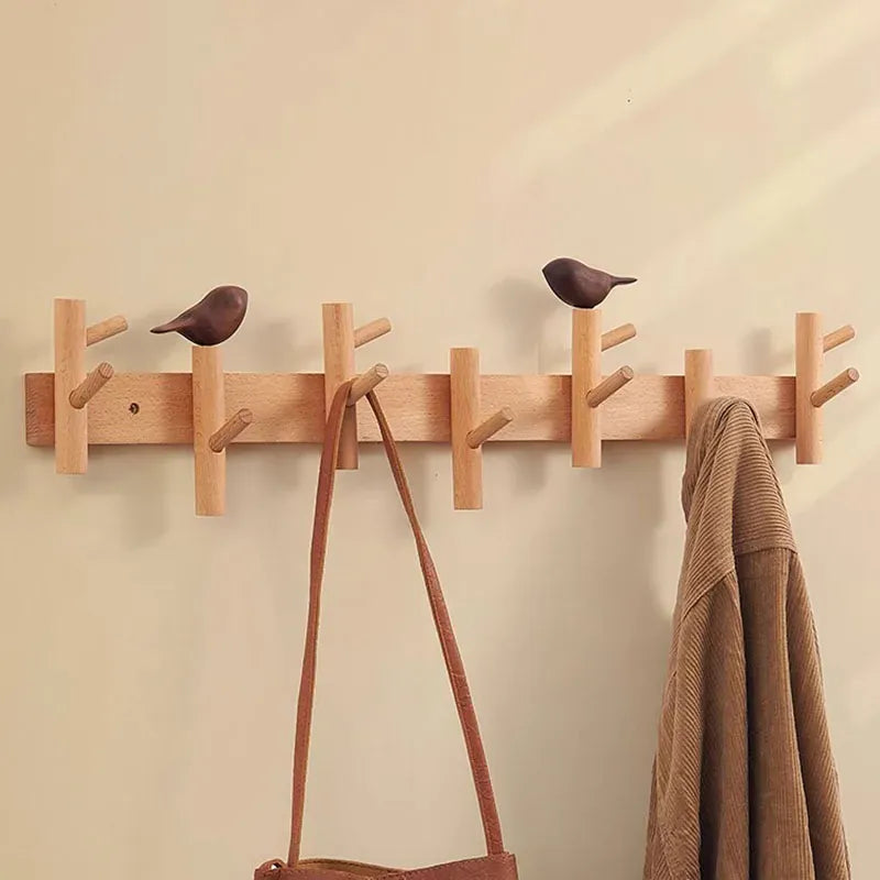 portemanteau bois mural - pour un rangement stylé et pratique