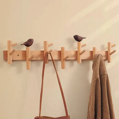 portemanteau bois mural - pour un rangement stylé et pratique