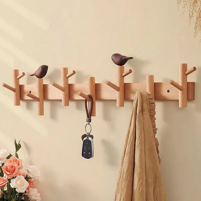 portemanteau bois mural - pour un rangement stylé et pratique