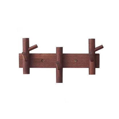 portemanteau bois mural - pour un rangement stylé et pratique 3 Crochets - Bois 2