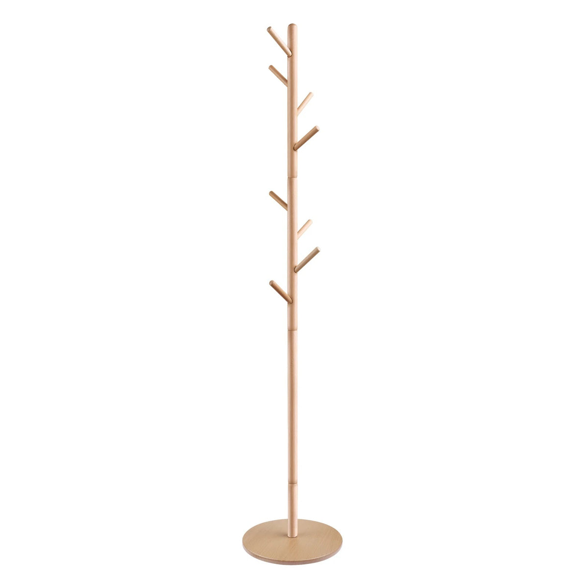 Portemanteau bois massif réglable en hauteur - un rangement efficace et élégant - Aéraly