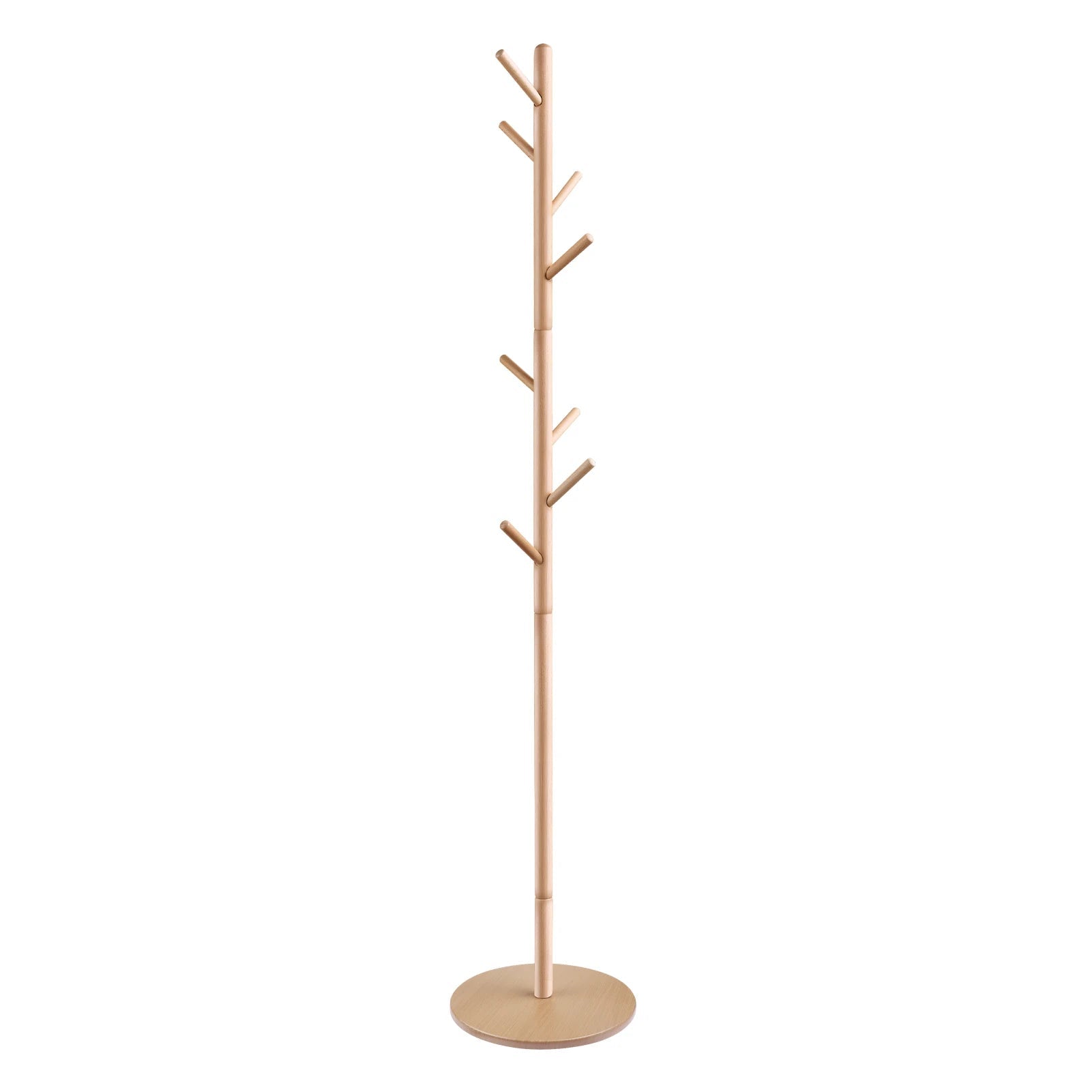 Portemanteau bois massif réglable en hauteur - un rangement efficace et élégant - Aéraly