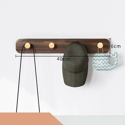 Portemanteau mural bois crochets entrée - Accrochez vos vêtements avec style ! C 4 Crochets