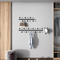 Porte manteau mural moderne pour vêtements - Aéraly