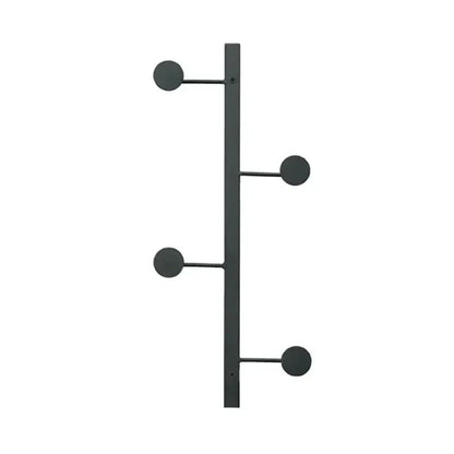 Porte manteau mural moderne pour vêtements 4 Crochets- Noir / 1 PCS