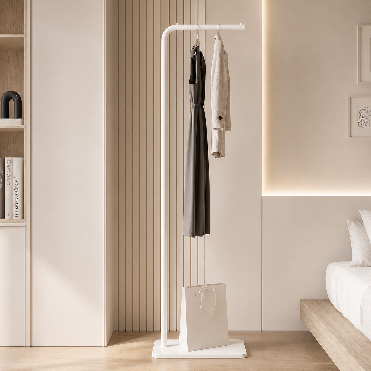 Moderne skandinavische Kleiderständer Metall Anzug Accessoires Schlafzimmer