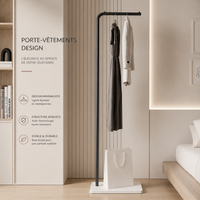 Modern Scandinavian metal coat rack suit accessories bedroom