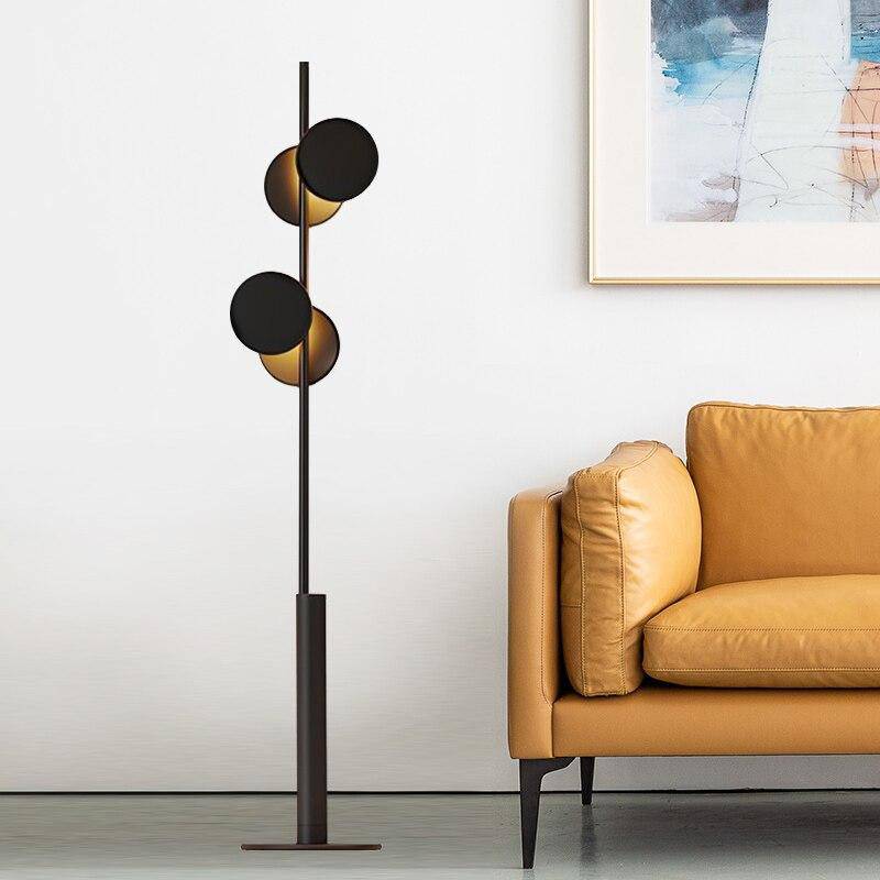 Lampadaire LED design formes circulaires métal ORBIS