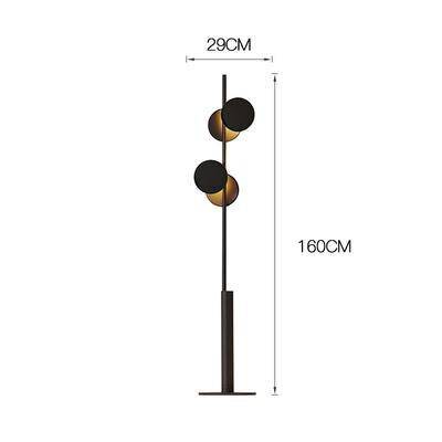 Lampadaire LED design formes circulaires métal ORBIS