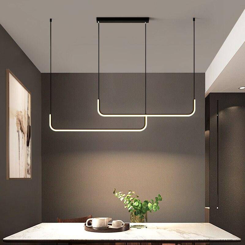 Suspension design moderne LED profil aluminium LAMA