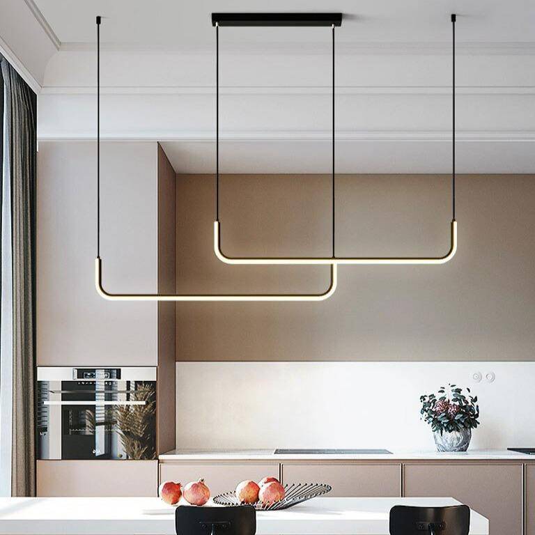 Suspension design moderne LED profil aluminium LAMA