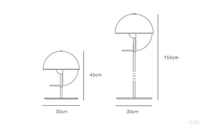 Lampadaire LED design boule lumineuse interchangeable SFERA