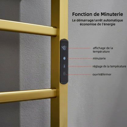 Radiateur Seche Serviette Salle de Bain Électrique 120W Tactile - Aeraly