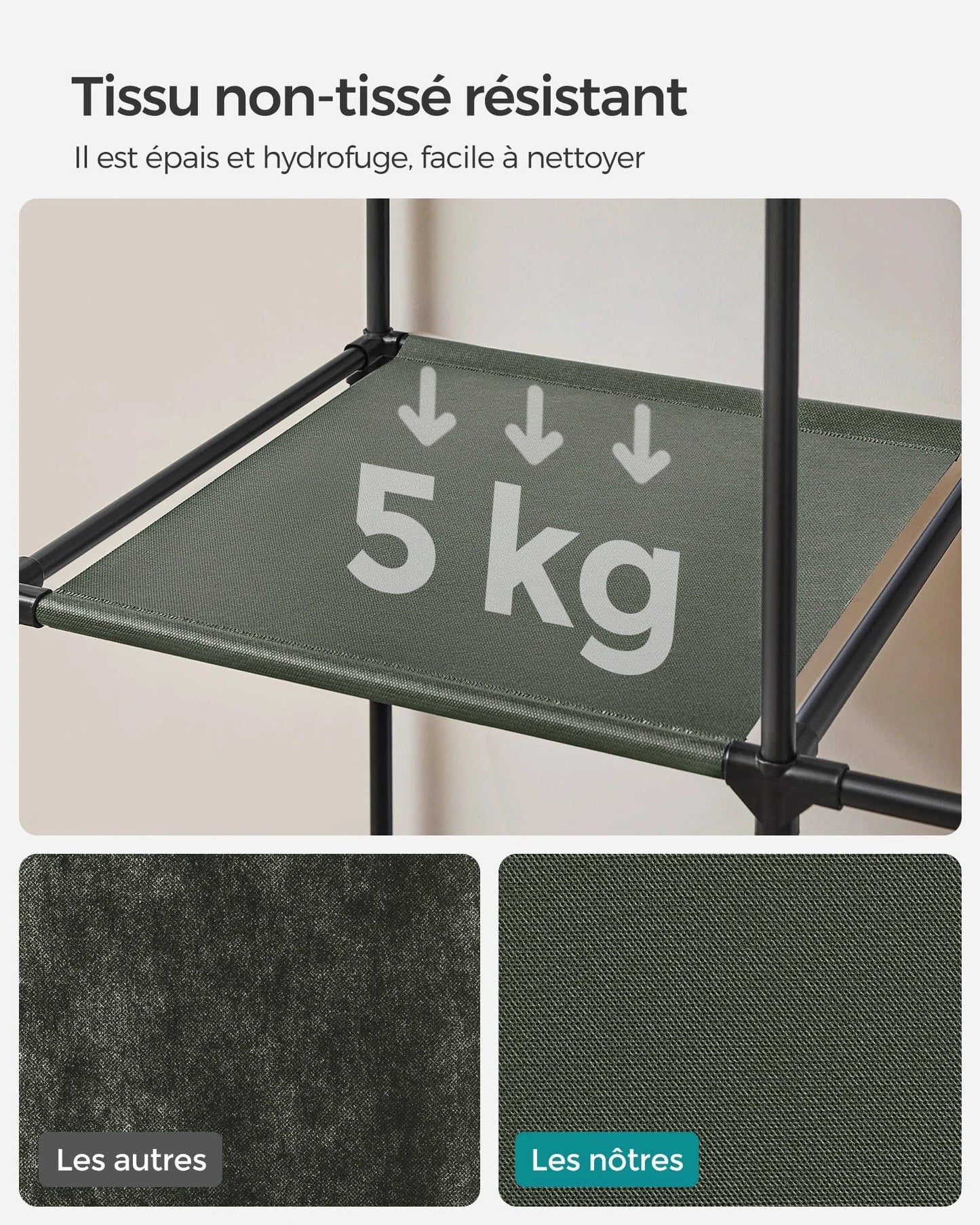 Rangement penderie -  Idéale pour garder vos vêtements parfaitement en ordre !