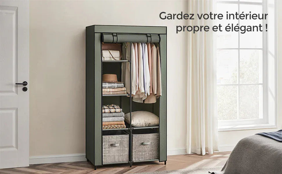 Rangement penderie -  Idéale pour garder vos vêtements parfaitement en ordre !