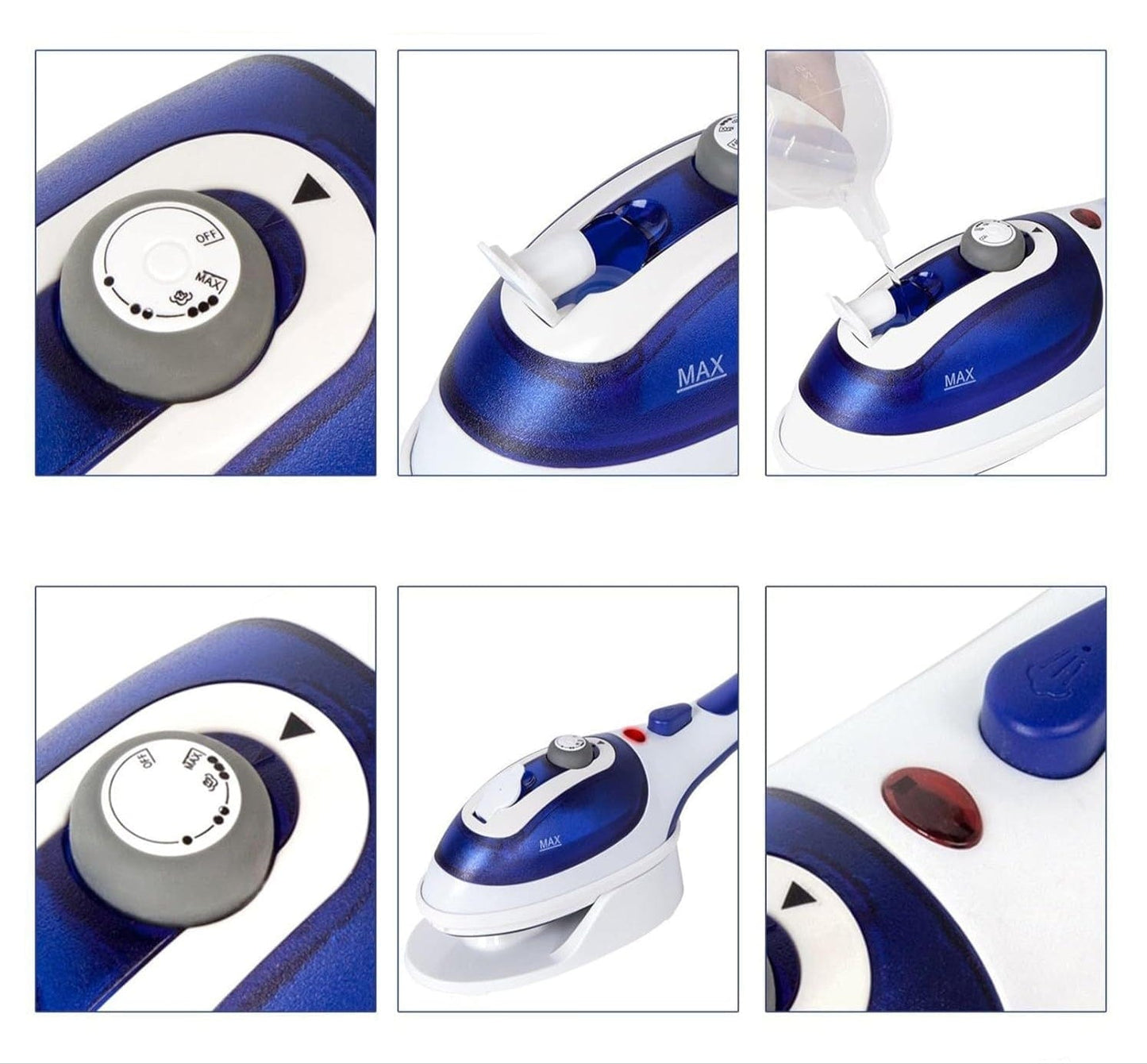   Repasseur vapeur portable avec réservoir 100 ml