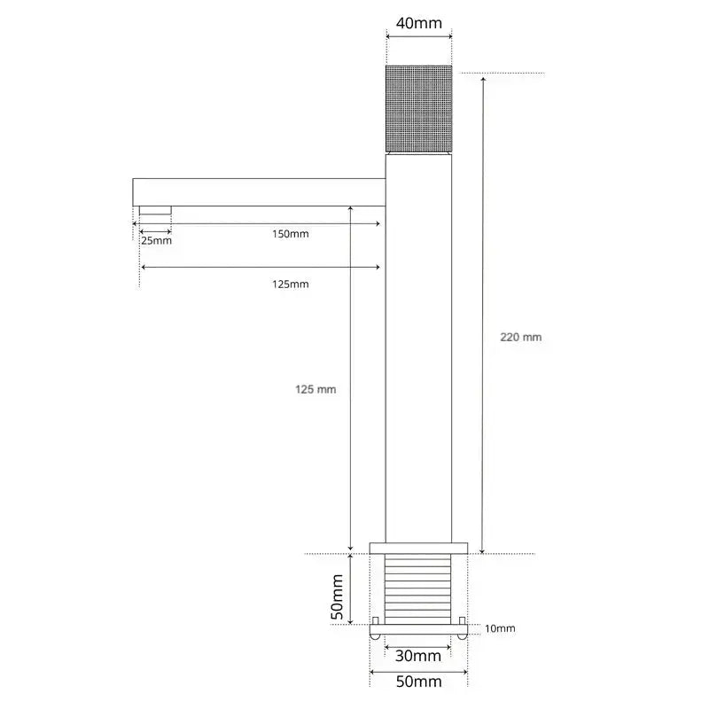 Mitigeur de lavabo sur plan or rose