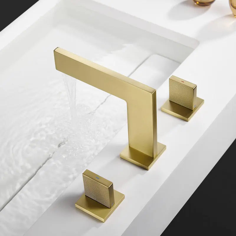 Mitigeur de lavabo 3 trous 2 finitions