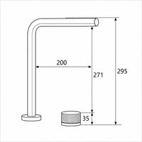 BETULLA - Robinet de Lavabo Sur Plan