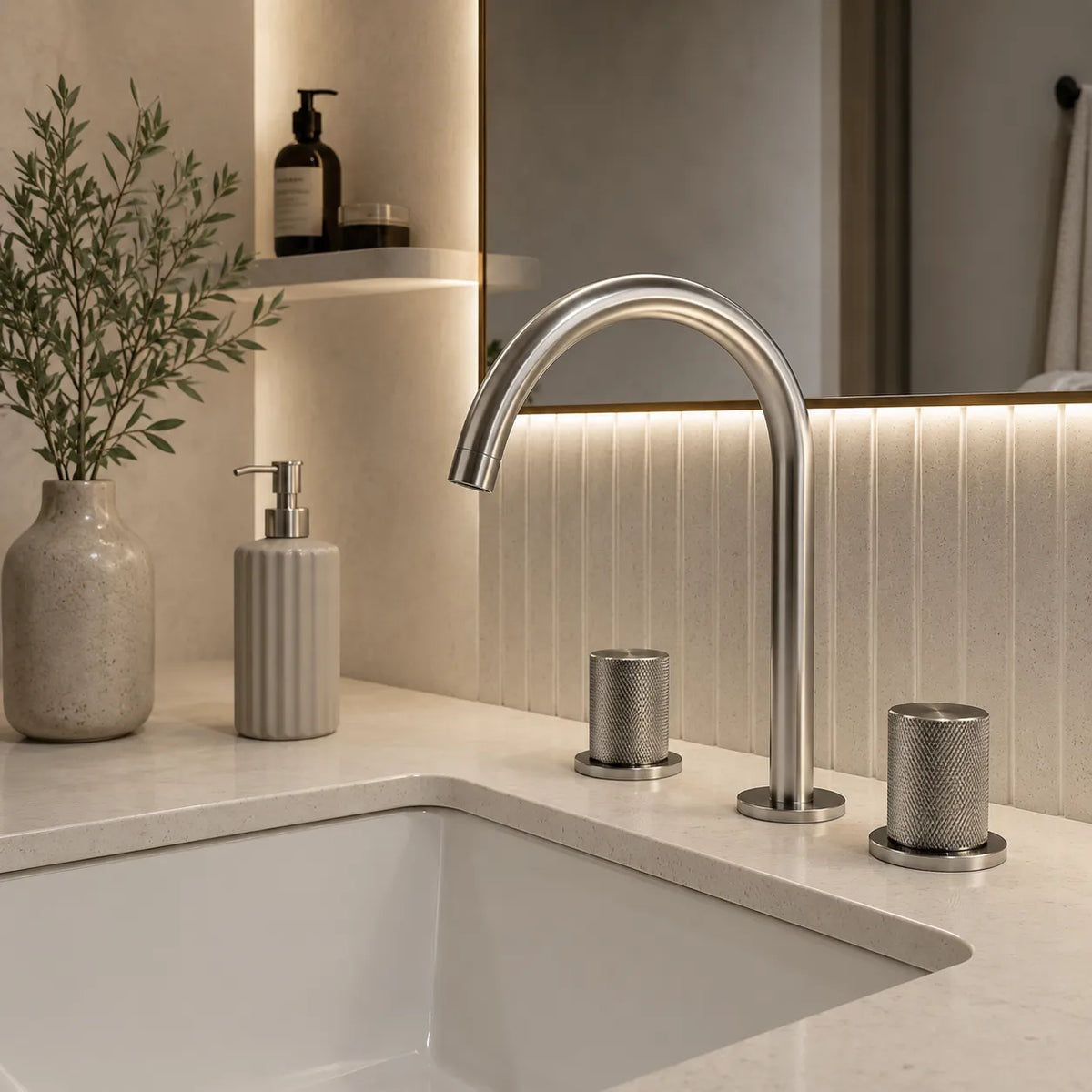PINO - Robinet Mélangeur de Lavabo Sur Plan