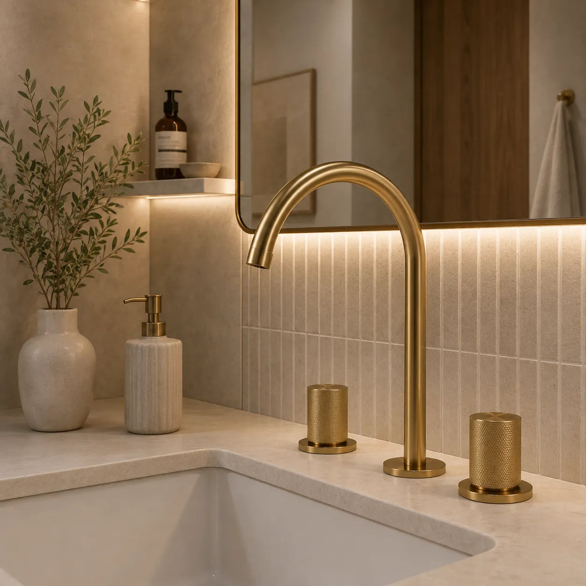 PINO - Robinet Mélangeur de Lavabo Sur Plan